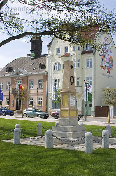 Rehau Oberfranken Bayern Deutschland Maxplatz ehemaliges Rathaus heute Puppenmuseum