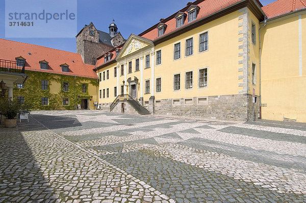 Ballenstedt am Harz Sachsen-Anhalt Deutschland Schloss Innenhof