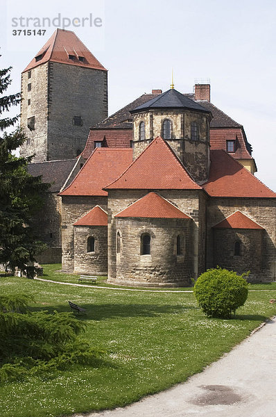 Querfurt Sachsen-Anhalt Deutschland Burg der Edlen von Querfurt Burgkirche