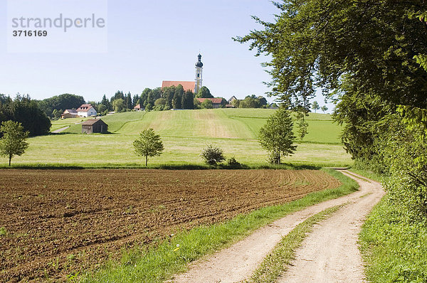 Wallfahrtskirche Eichlberg Stadt Hemau Oberpfalz Bayern Deutschland