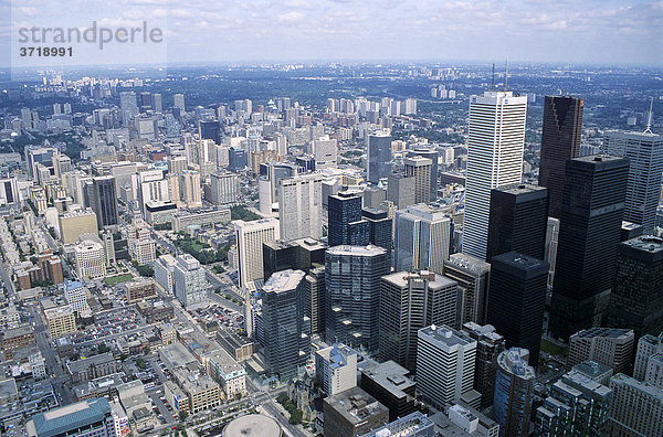 Skyscrapers in downtown Toronto  Canada