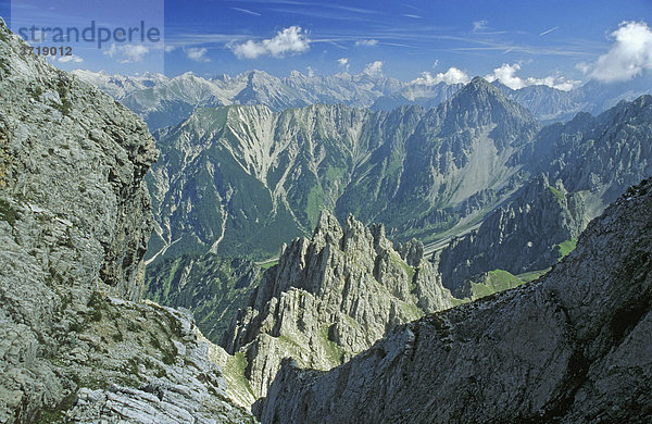 Blick vom Härmelekopf bei Seefeld Tirol Österreich