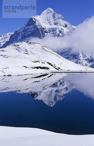 Bachalpsee und Wetterhorn bei Grindelwald  Schweiz