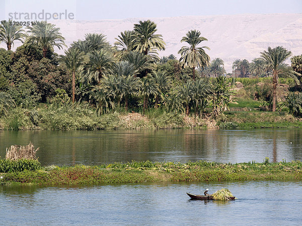 Nil bei Luxor Ägypten