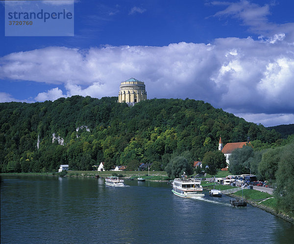 Donau in Kelheim - Befreieungshalle - Niederbayern