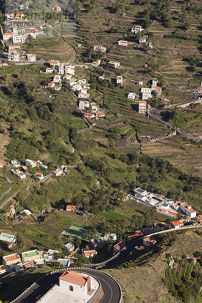 Valle Gran Rey - Blick von Mirador Cesar Manrique - La Gomera