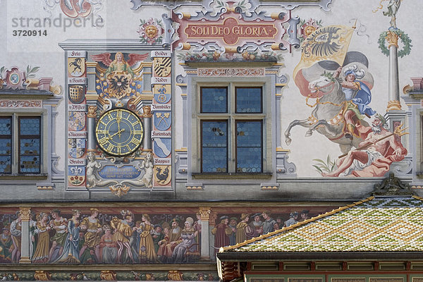 Lindau am Bodensee - Nordfassade Altes Rathaus - Bayern