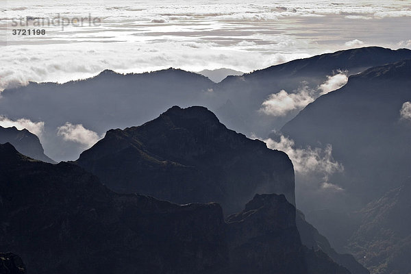 Blick vom Pico Ruivo - Madeira