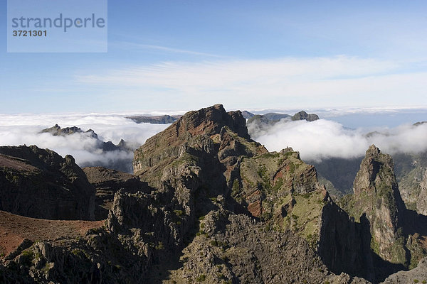 Pico do Gato - Blick vom Pico do Arieiro - Madeira