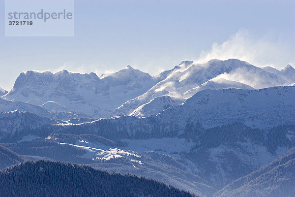 Blick vom Brauneck bei Lenggries - Isarwinkel Oberbayern