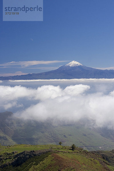 El Teide - Kanaren - Blick von La Gomera nach Tenriffa