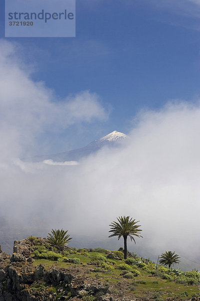 El Teide - Kanaren - Blick von La Gomera nach Tenriffa
