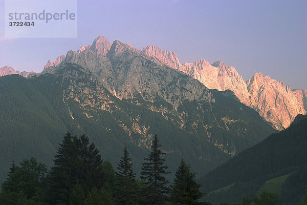 Triglav-Massiv gesehen von Podkoren - Julische Alpen - Slowenien