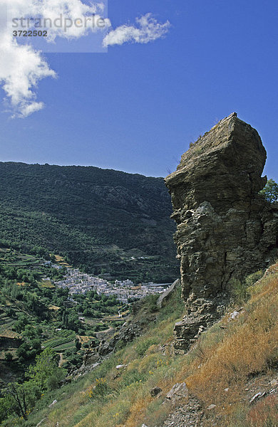 Spanien Andalusien Provinz Granada Sierra Nevada Alpujarras  Alpujarras  Poqueira-Tal