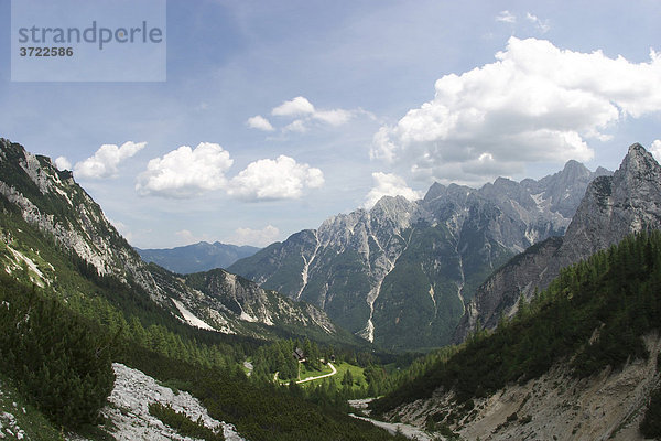 Vrsic-Pass in den Julischen Alpen - Slowenien