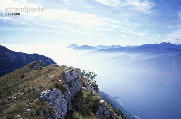 Monte Baldo - Monte Altissimo - Blick über Gardasee - Veneto - Trentino - Italien