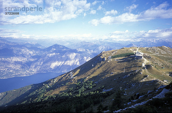 Monte Baldo Gardasee Seilbahn von Malcesine Veneto - Italien