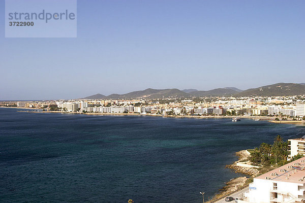 Platja d¥en Bossa in Ibiza - Blick von Eivissa