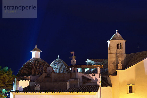 Eivissa bei Nacht - Kirche Santo Domingo