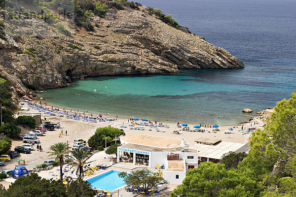 Cala MolÌ in the west of Ibiza