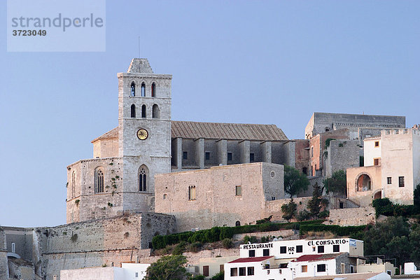Kathedrale Nuesrta Senora de las Nieves in Eivissa am Morgen - Ibiza