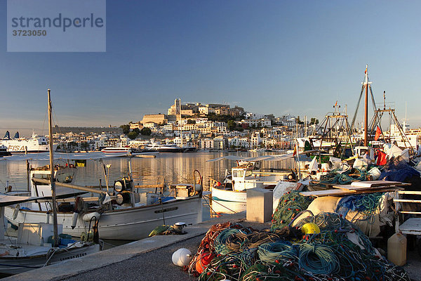 Fischerhafen in Eivissa am Morgen - Ibiza