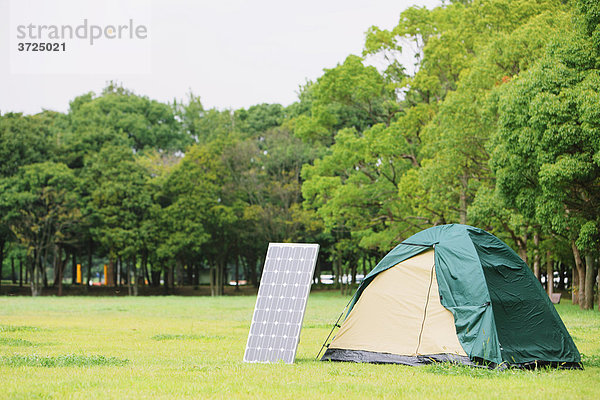 Solar-Panel mit Lager