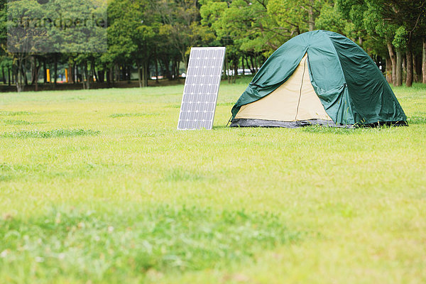 Solar-Panel mit Lager