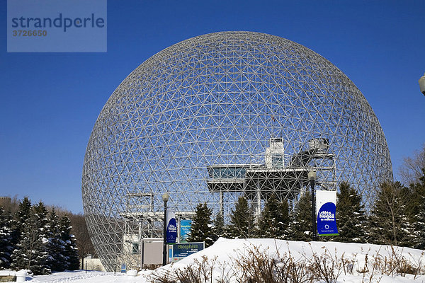 Das Biosphere Wasser- und Umweltmuseum  Montreal  Quebec  Kanada