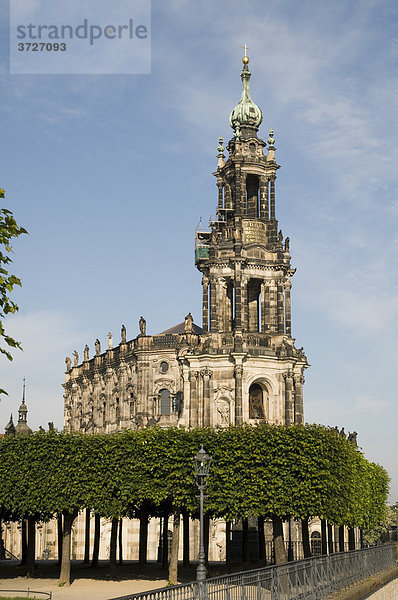 Kathedrale  Hofkirche  Dresden  Sachsen  Deutschland