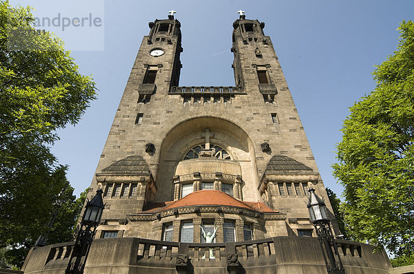 Christuskirche  Jugendstil Kirche  Dresden  Sachsen  Deutschland