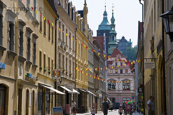 Old town in Pirna  Saxony  Germany