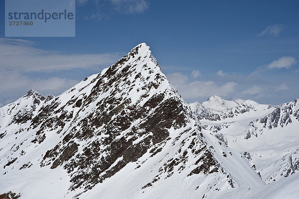 Schermerspitze  3117 m  vom Wurmkogel  Obergurgl  Hochgurgl  Ötztal  Tirol  Österreich