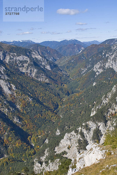 Höllental  Gipfel Mittagsstein  Niederösterreich  Österreich