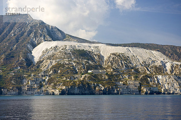 Bimssteinbrüche auf der Insel Lipari  Liparische Inseln  Italien