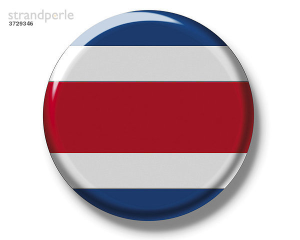 Button Flagge Costa Rica