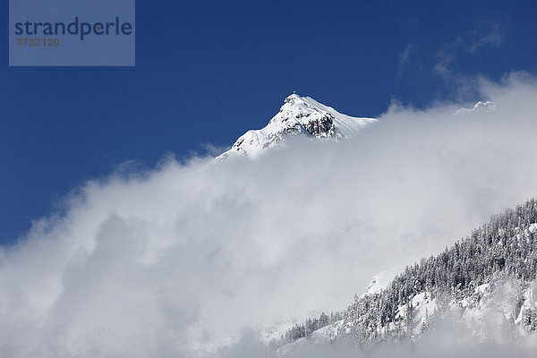 Gipfel der Kramerspitze bei Garmisch-Partenkirchen  Werdenfelser Land  Oberbayern  Bayern  Deutschland