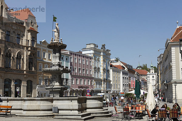 Stadtplatz  Steyr  Oberösterreich  Österreich  Europa