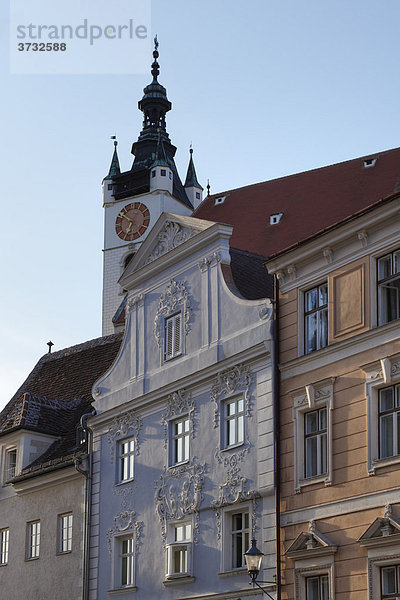Pfarrplatz mit Piaristenkirche in Krems  Wachau  Niederösterreich  Österreich  Europa