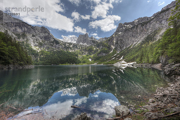 Hinterer Gosausee  Dachstein  Dachsteingebirge  Salzkammergut  Oberösterreich  Österreich  Europa