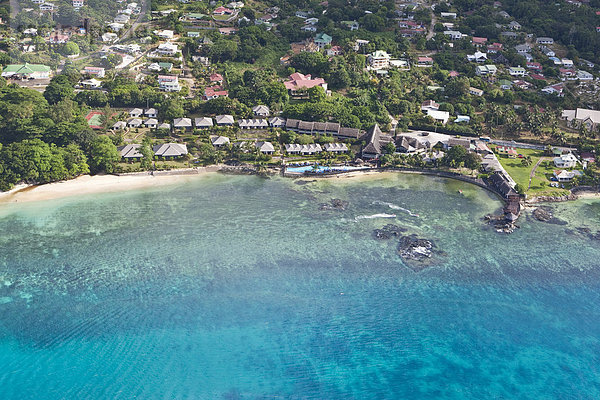 Das Hotel Le Meridien Fisherman's Cove in der Bucht von Beau Vallon  Insel Mahe  Seychellen  Indischer Ozean  Afrika