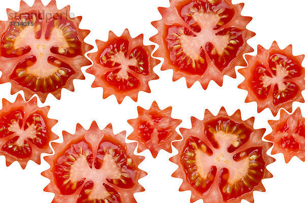 Zahnräder aus Tomaten
