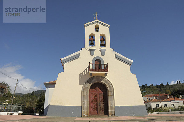 Kirche Iglesia de San Mauro Abad  Puntagorda  La Palma  Kanarische Inseln  Spanien