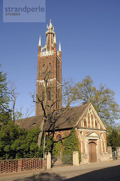 Kirche Wörlitz  Wörlitzer Park  Sachsen-Anhalt  Deutschland  Europa