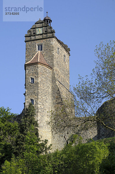 Unter'm Schloss  Stolpen  Sachsen  Deutschland  Europa