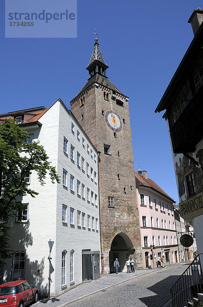 Schmalzturm tower  Landsberg am Lech  Bavaria  Germany  Europe