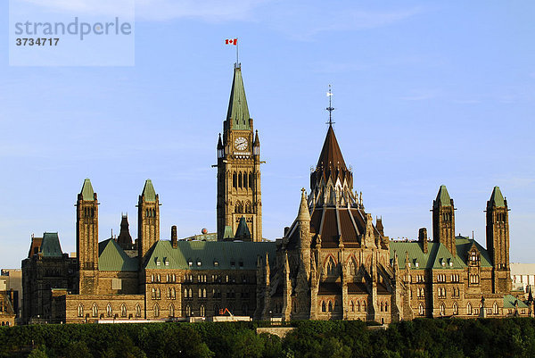Parlamentsgebäude  Parliament Hill  Colline du Parlement  Ottawa  Ontario  Kanada