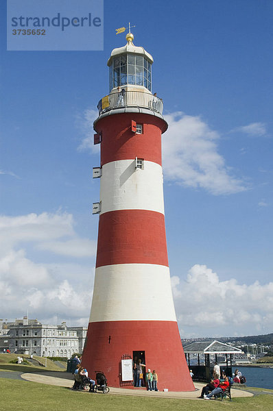 Leuchtturm  Plymouth  Devon  Südengland  England