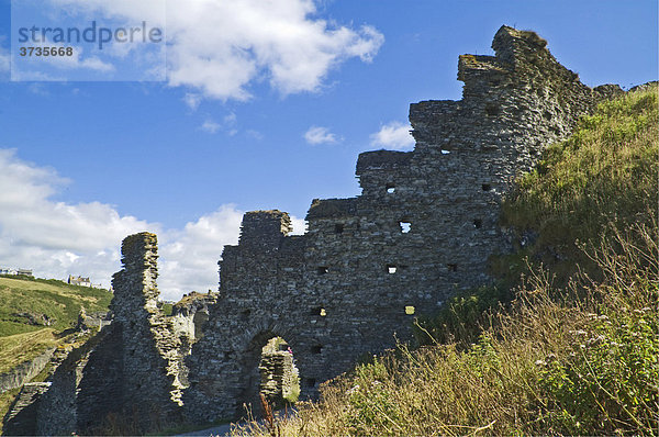 King Arthur Castle  Tintagle  Cornwall  Südengland  England  Großbritannien