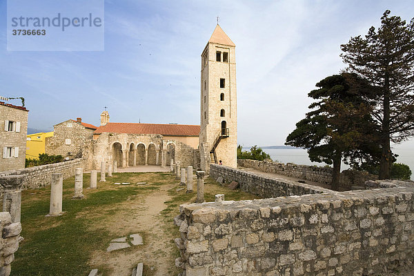 St. Johannes-Evangelist-Kirche  Rab  Insel Rab  Istrien  Kroatien  Europa